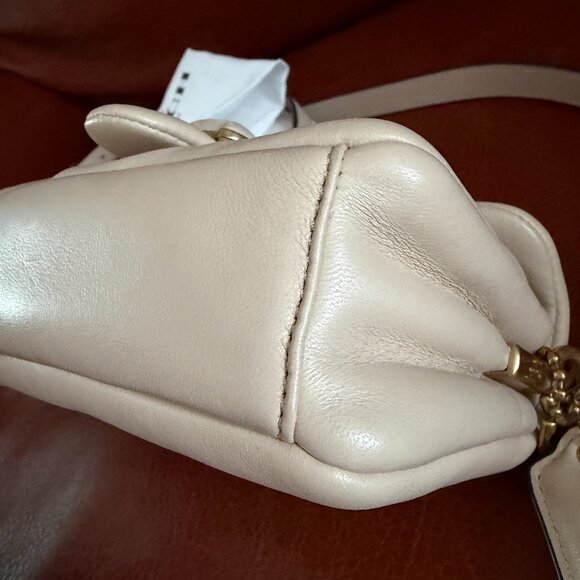 Coach Pillow Tabby Ivory Leather Shoulder Bag 18 - Picture 10 of 16